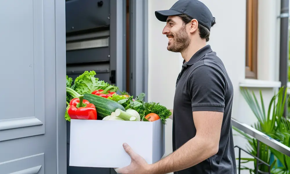 how do grocery delivery services keep food cold